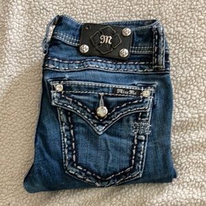 Miss me jeans with fold over pockets